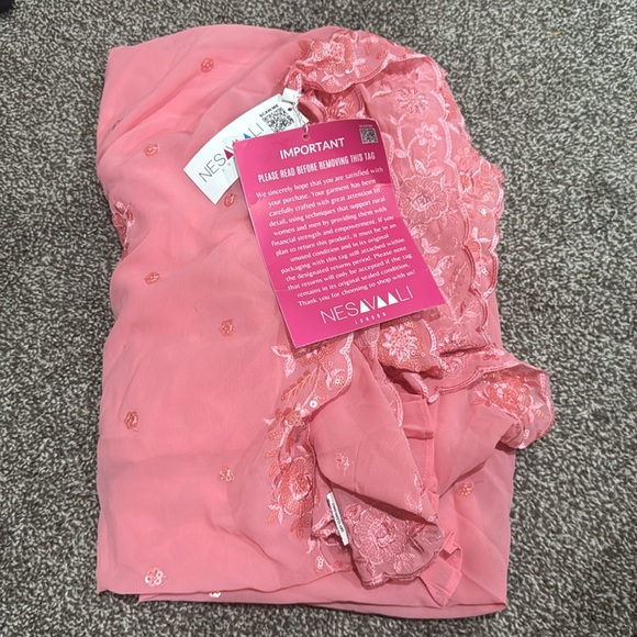 Nesavaali lehenga dupatta in blush pink - Picture 2 of 2